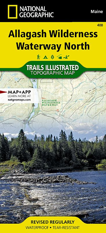 National Geographic - Allagash North Map #400
