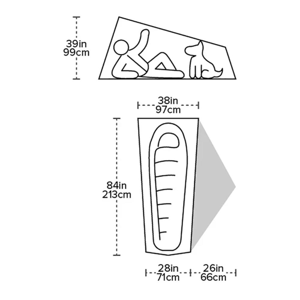 Big Agnes - Tiger Wall UL1 - Mercury Evening Primrose