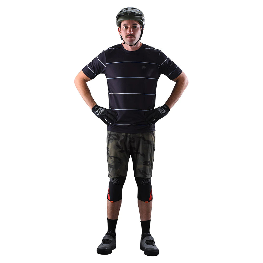 Troy Lee Designs - Flowline Short Sleeve Jersey Revert Mens - Revert Black