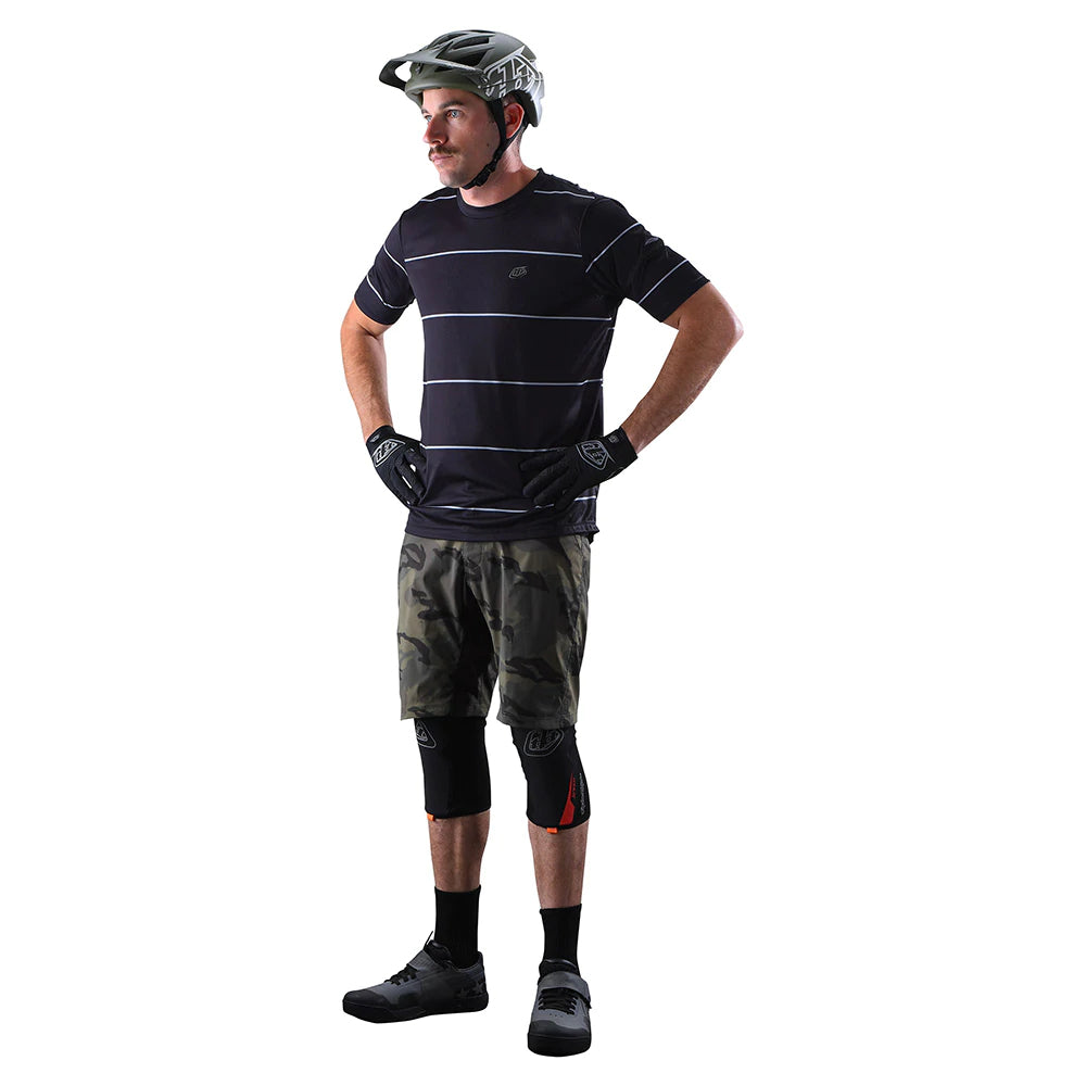 Troy Lee Designs - Flowline Short Sleeve Jersey Revert Mens - Revert Black