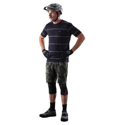 Troy Lee Designs - Flowline Short Sleeve Jersey Revert Mens - Revert Black