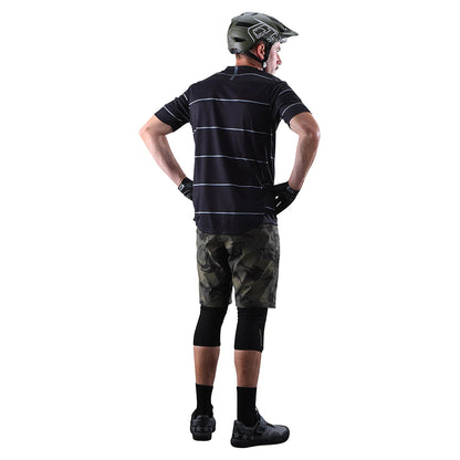 Troy Lee Designs - Flowline Short Sleeve Jersey Revert Mens - Revert Black