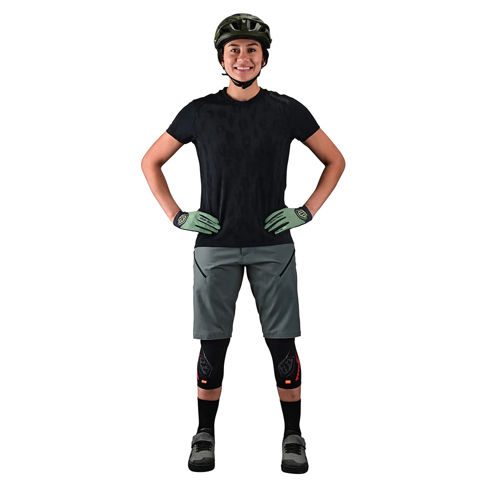 Troy Lee Designs - Womens Lilium Short Sleeve Jersey - Jacquard Black