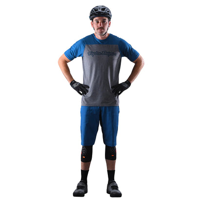 Troy Lee Designs - Skyline Short Sleeve Jersey Signature Mens - Slate Blue