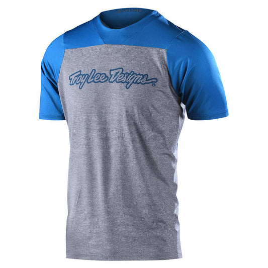 Troy Lee Designs - Skyline Short Sleeve Jersey Signature Mens - Slate Blue