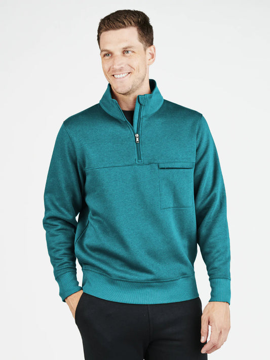 Tasc - Legendary Fleece 1/4 Zip - Mallard Heather