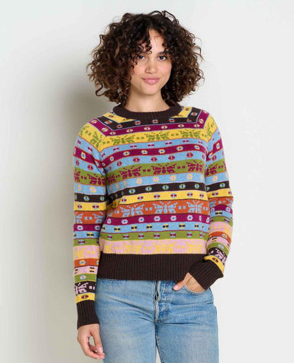 Toad and Co - Cazadero Crew Sweater - Women's - Boysenberry