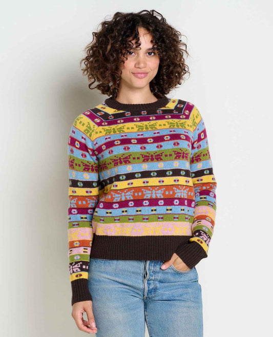 Toad and Co - Cazadero Crew Sweater - Women's - Boysenberry