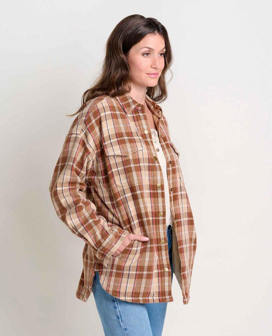 Toad and Co - Conifer Shirt Jacket - Women's - Chai Plaid