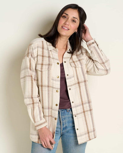 Toad and Co - Conifer Shirt Jacket - Women's - Chai Plaid