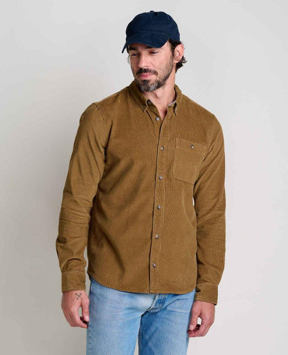 Toad and Co - Scouter Cord Long Sleeve Shirt - Men's - Honey Brown