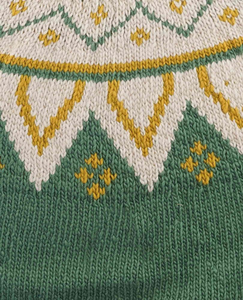Toad and Co - Moss Point Henley Sweater - Ivy Fair Isle