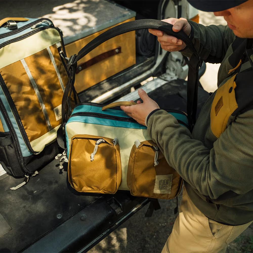 Topo Designs - Global Briefcase - Caribbean Dark Khaki