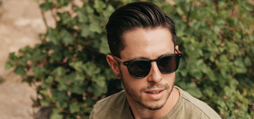 Camp Eyewear - Topo - Fern / Walnut; Basic Polarized Grey