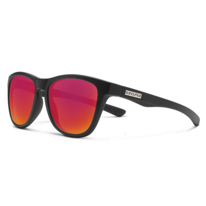 Suncloud - Topsail - Matte Black; Polarized Red Mirror