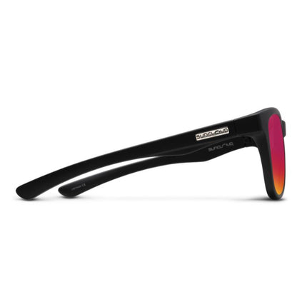 Suncloud - Topsail - Matte Black; Polarized Red Mirror
