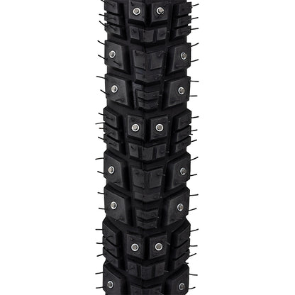 45NRTH - 700 x 45 Gravdal Tire Clincher Steel Black 33tpi 240 Concave Carbide Aluminum Studs