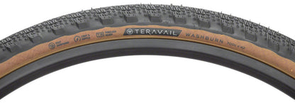 Teravail - Washburn Tire - 700 x 42, Tubeless, Folding, Tan, Durable - Tan