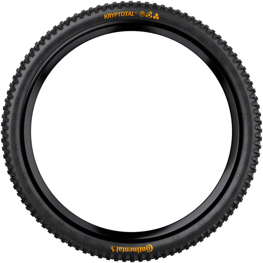 Continental - 29 x 2.4 Kryptotal Front Tire Tubeless Folding Endurance Trail E-25 - Black