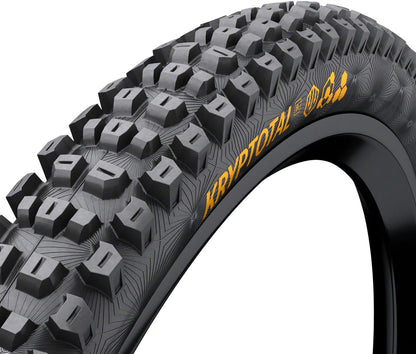 Continental - 29 x 2.4 Kryptotal Front Tire Tubeless Folding Endurance Trail E-25 - Black