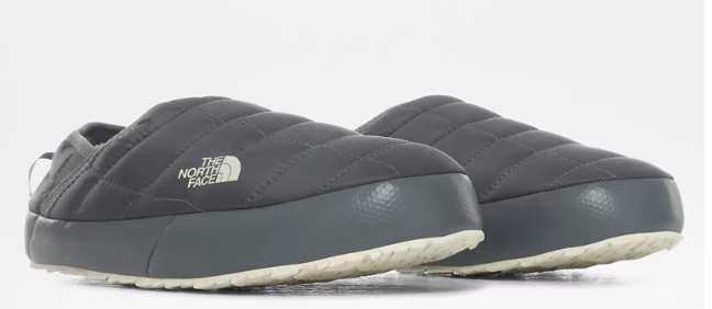 The North Face - ThermoBall Traction Mule V - Women's - Dark Sage Next Gen Logo Print/Gardenia White