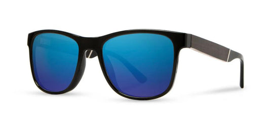 Camp Eyewear - Trail - Black / Ebony; HD Plus Polarized Blue Flash