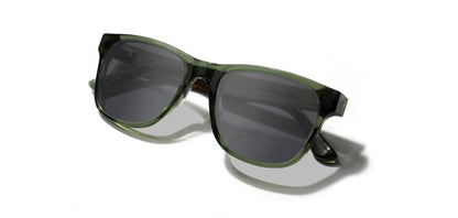 Camp Eyewear - Trail - Fern / Walnut; HD Plus Polarized Green Flash