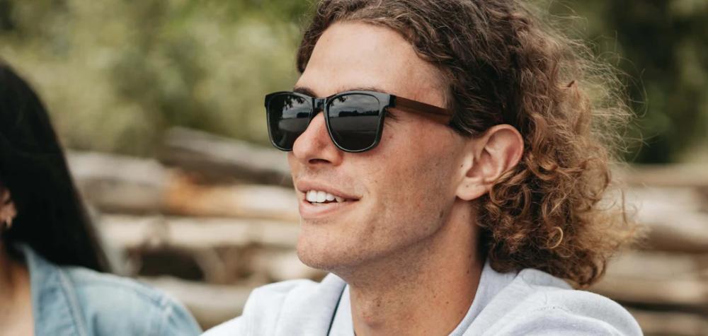 Camp Eyewear - Trail - Fern / Walnut; HD Plus Polarized Green Flash