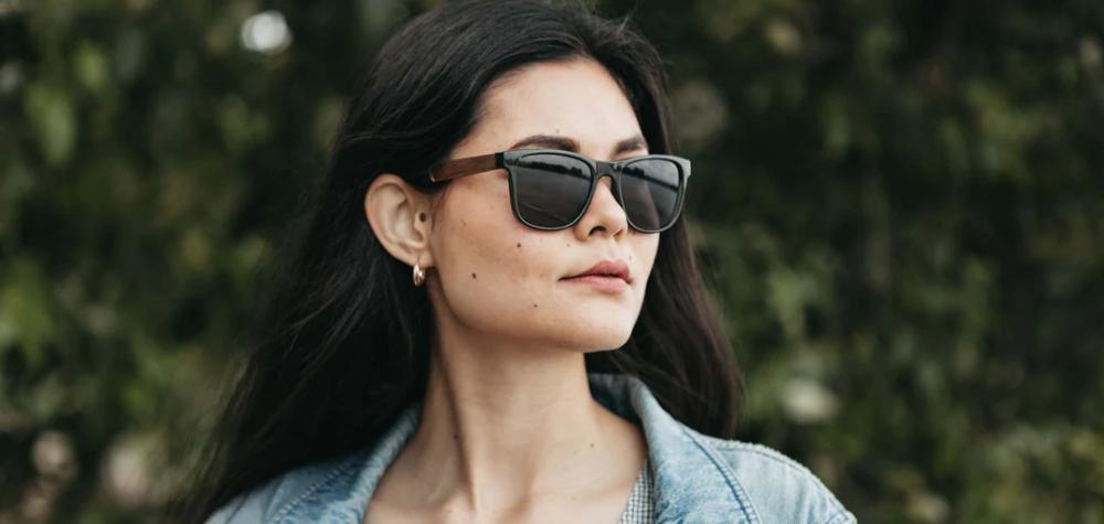 Camp Eyewear - Trail - Black / Ebony; HD Plus Polarized Blue Flash