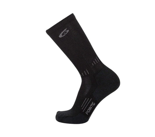 Point6 - Tracker Extra Light Crew - Black