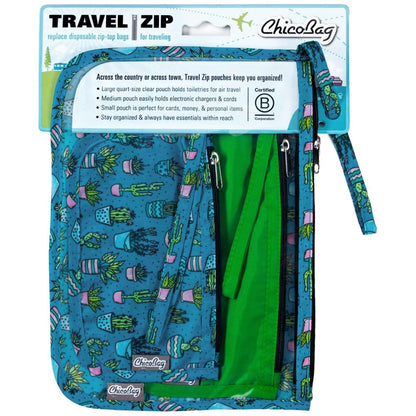 Chicobag - Travel Zip set of 3 - Cactus