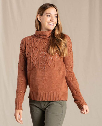 Toad and Co - Tupelo II Cable Sweater - Port