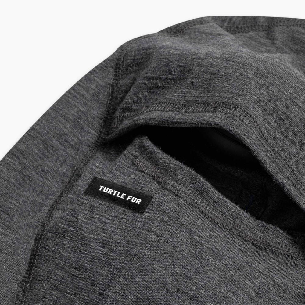 Turtle Fur - Carefree Merino Wool MaxClava - Charcoal