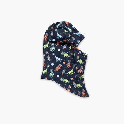 Turtle Fur - Kids ComfortShell MaxClava Print - Purple Picnic