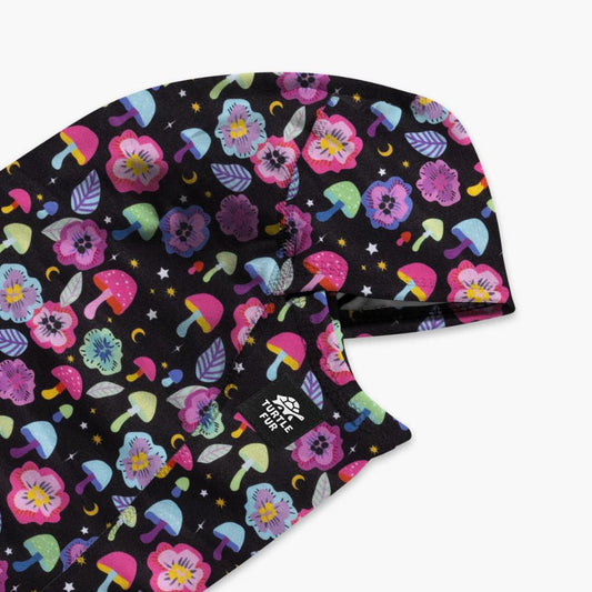 Turtle Fur - Kids ComfortShell MaxClava Print - Purple Picnic