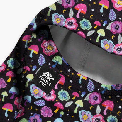 Turtle Fur - Kids ComfortShell MaxClava Print - Purple Picnic