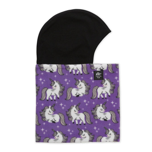Turtle Fur - Kids Playful Prints Fleece Shellaclava - Sparkle Pony