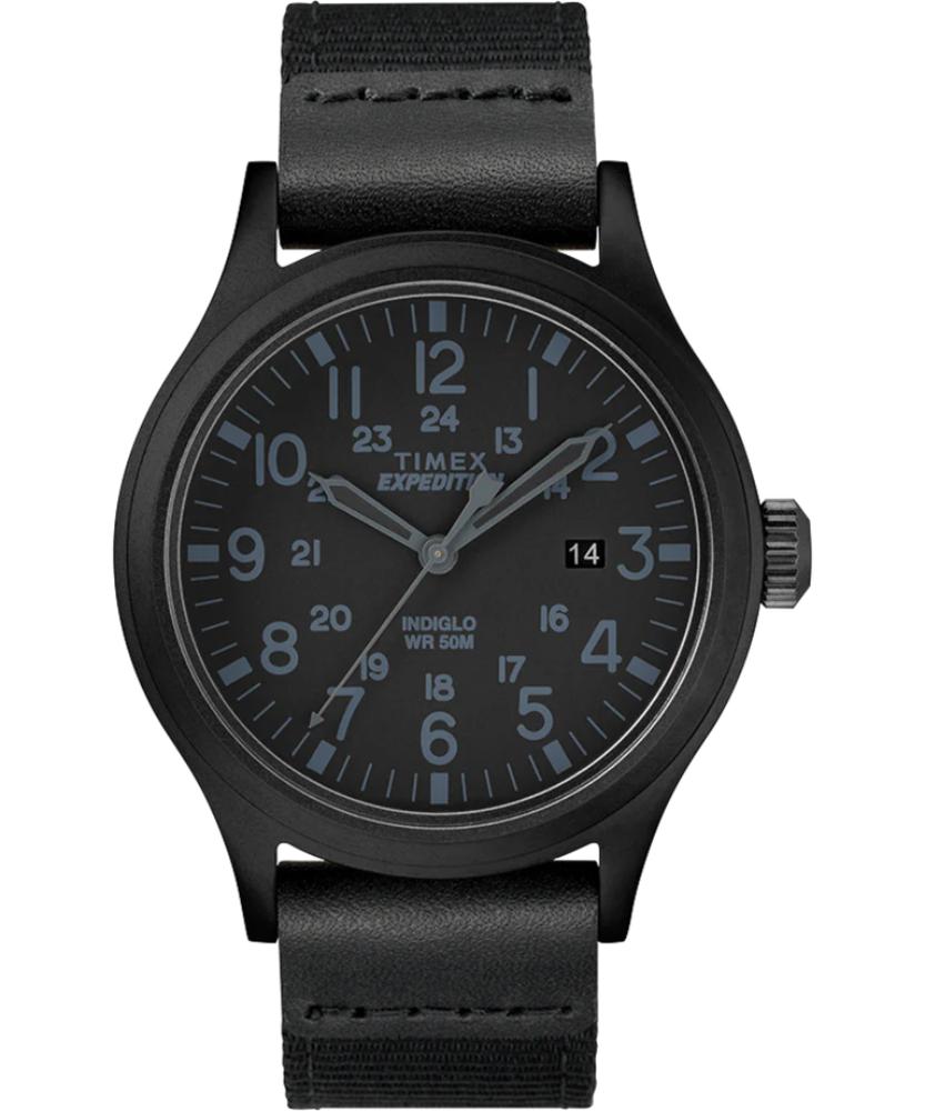 Timex - Expedition Scout 40mm Fabric Strap Watch - Black