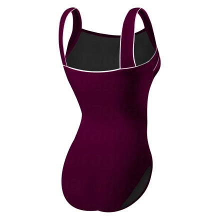 TYR - Solids Square Neck Controlfit - Black