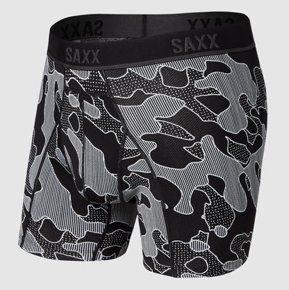 SAXX - Kinetic Light-Compression Mesh Boxer Brief - Blackout