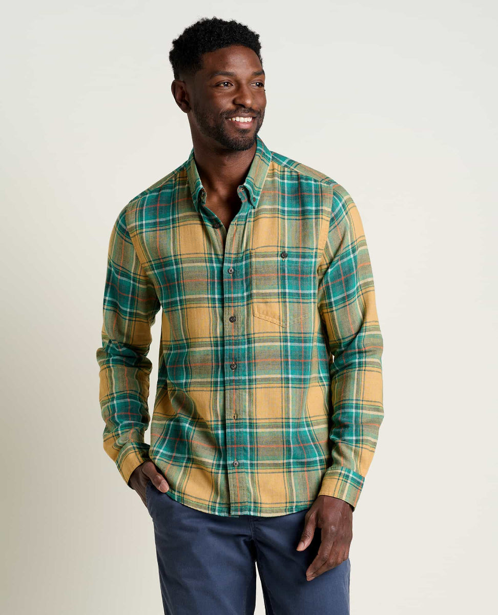 Toad and Co - Airsmyth Long Sleeve Shirt - Black Mid Scale Multi