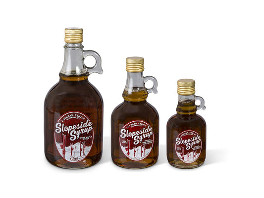 Slopeside Syrup - Organic Pure Vermont Maple Syrup (Glass Bottle) - Golden