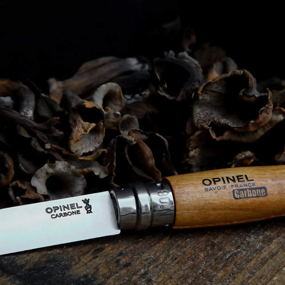 Opinel - No.08 Engraved Handle Folding Knife - Alpine Adventures