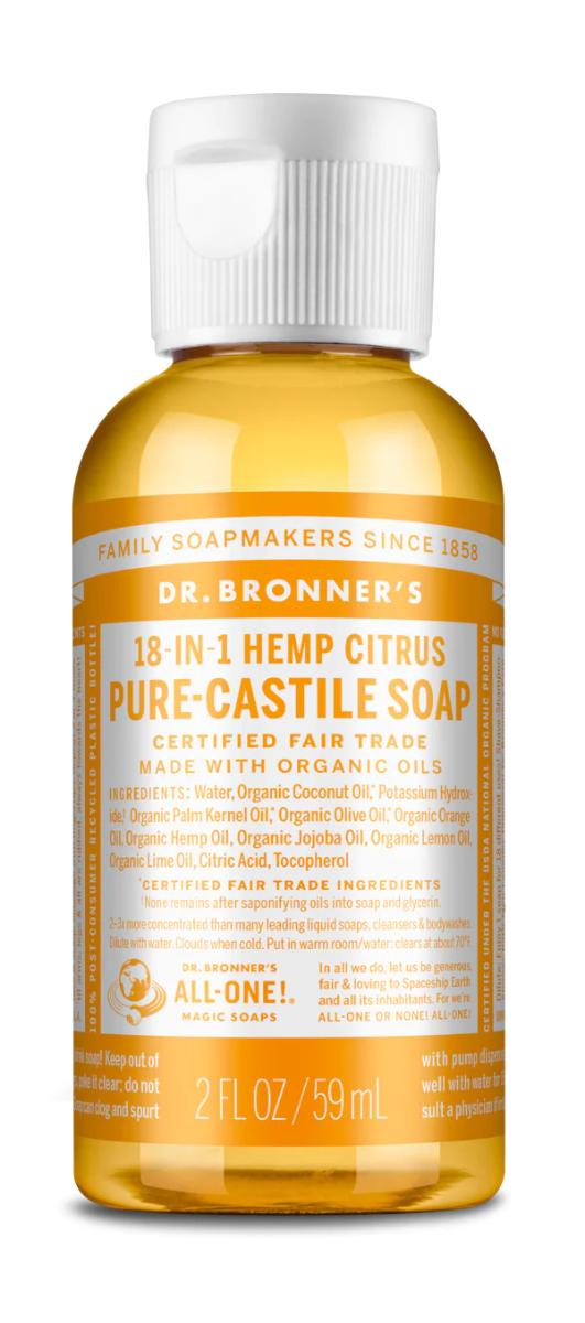 Dr. Bronners - 2oz Pure-Castile Liquid Soap - Citrus