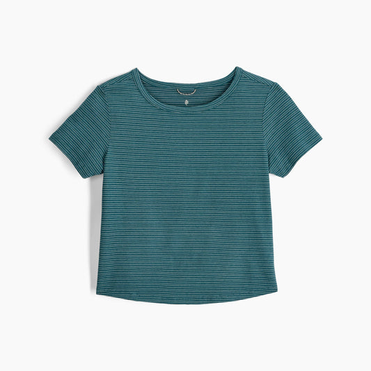 Royal Robbins - Womens Vacationer Boxy Tee - Balsam Str