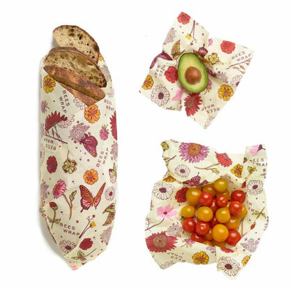 Bees Wrap - Assorted 3 Pack Vegan - Herb Garden