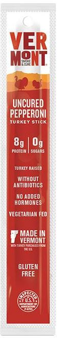 Vt Smoke and Cure - Pepperoni Realstick Turkey