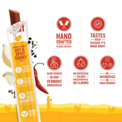 VT Smoke and Cure - Hot and Spicy Turkey Stick