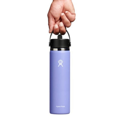 Hydro Flask - 24oz Wide Mouth with Flex Straw Cap - Black