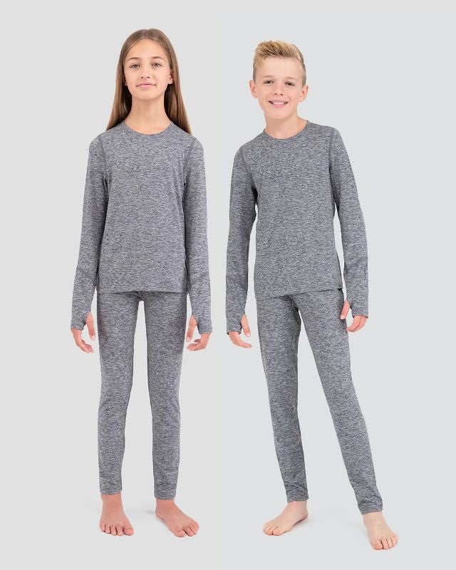 Terramar - Thermolator 2.0 Pant - Kids' - Dk Grey Melange